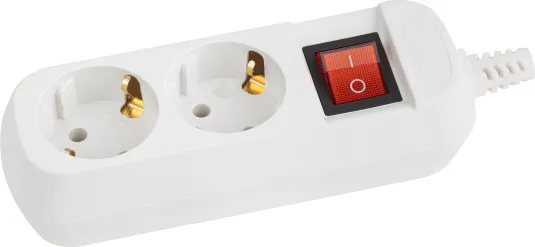 Изображение товара Колодка удлинителя ЭРА KX-2es / Б0071871 (белый)