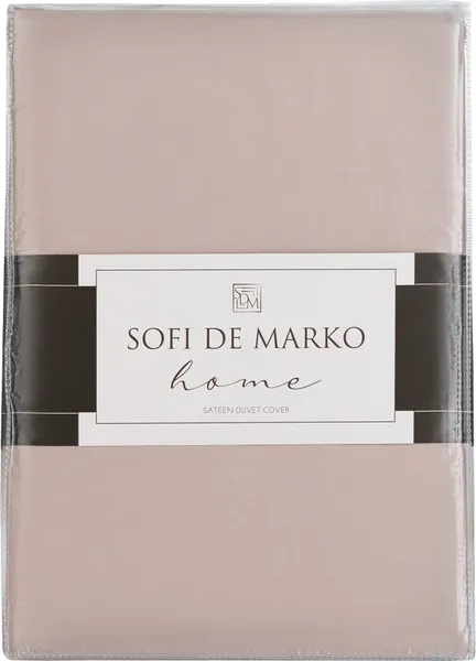 Изображение товара Пододеяльник Sofi de Marko Мармис 160x220 / Под-мс-160х220брз (бежевая роза)