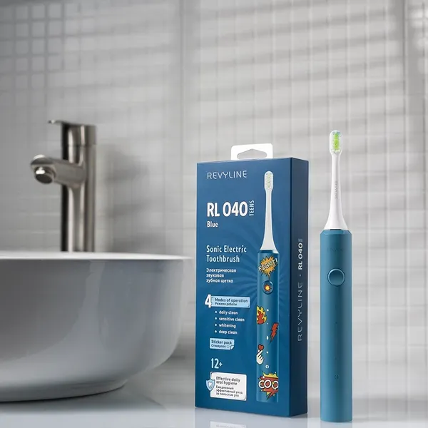 Изображение товара Звуковая зубная щетка Revyline RL040 Teens / 7610 (голубой)