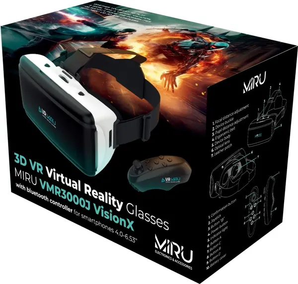 Изображение товара Шлем виртуальной реальности Miru VMR3000J VisionХ