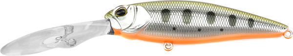 Воблер TSURIBITO Deep Chok Long 80f / 509 Pearl Yamame Orange Belly / 213815 — фото 3