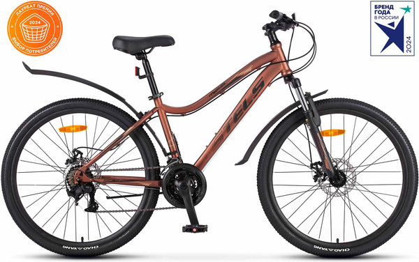 Изображение товара Велосипед STELS Miss-500 MD 26 (17, коричневый, разобранный, в коробке)