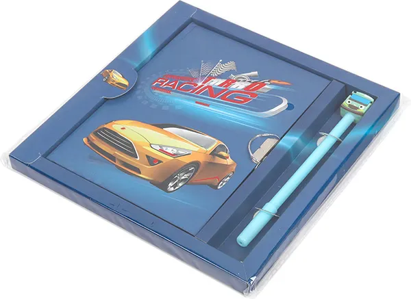 Изображение товара Записная книжка Darvish Turbo Racing. С ручкой / DV-15946-3 (50л)
