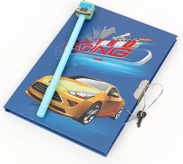 Изображение товара Записная книжка Darvish Turbo Racing. С ручкой / DV-15946-3 (50л)