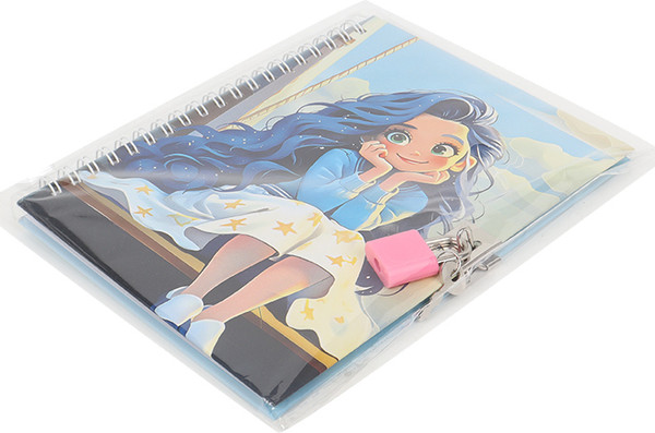 Изображение товара Блокнот Darvish Девочка с синими волосами / DV-15940-3 (48л)