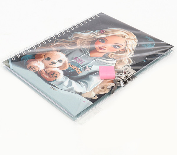 Изображение товара Блокнот Darvish Девочка со щенком / DV-15940-1 (48л)