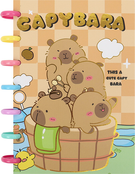 Изображение товара Блокнот Darvish Капибары в тазу / DV-15718A (80л)