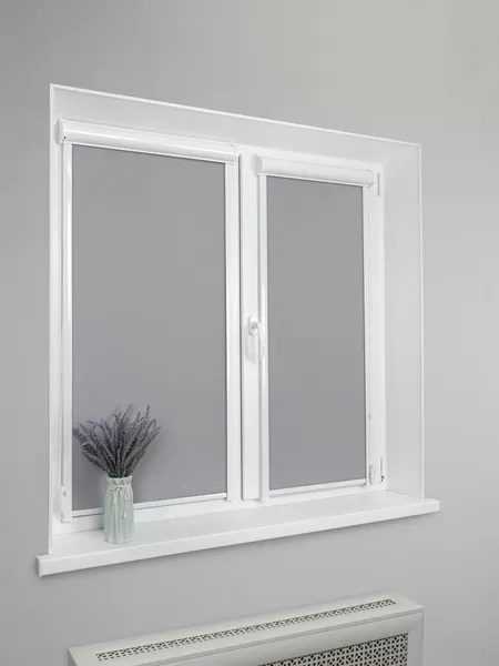 Изображение товара Рулонная штора кассетная Sundays Home UNI-2 LM 68-07 52x160 (светло-серый, правая)