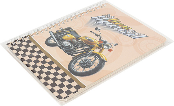 Изображение товара Блокнот Darvish Желтый мотоцикл / DV-15938-1 (60л)