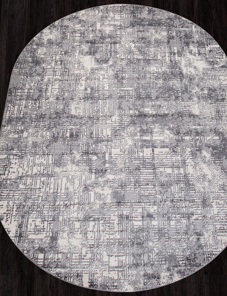 Изображение товара Ковер Merinos Tornado F050-OVAL-GRAY (1.5x2.3)