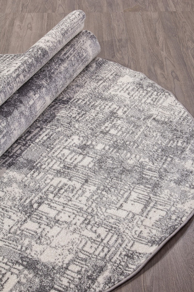 Изображение товара Ковер Merinos Tornado F050-OVAL-GRAY (1.5x2.3)