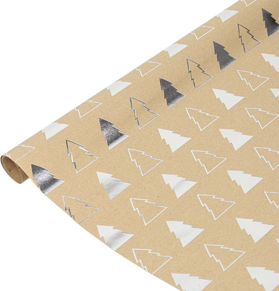 Изображение товара Набор бумаги для оформления подарков Darvish Елочки / DV-15896 (3шт)