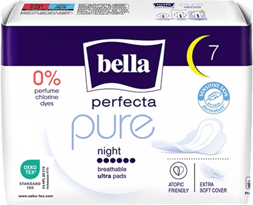 Изображение товара Прокладки гигиенические Bella Perfecta Pure Night (7шт)