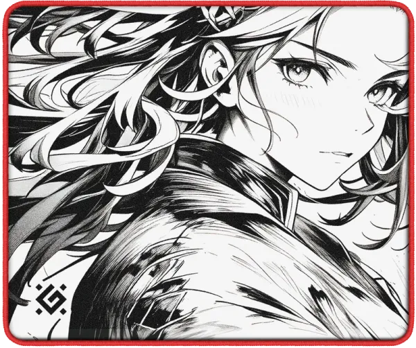 Изображение товара Коврик защитный Defender Cybe / 50575 (черный/белый/принт Аниме)