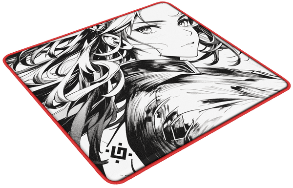 Изображение товара Коврик защитный Defender Cybe / 50575 (черный/белый/принт Аниме)