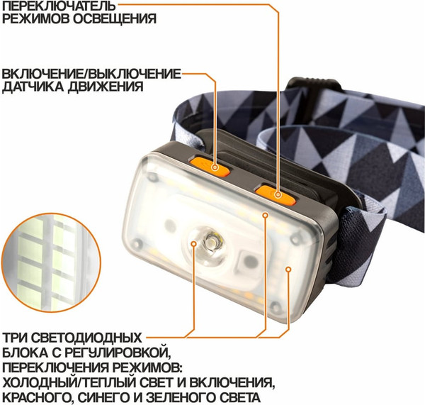 Изображение товара Фонарь Maxpiler MHF-03