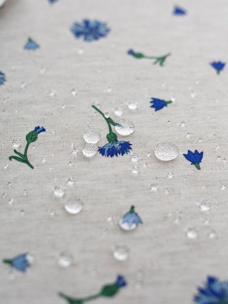 Изображение товара Скатерть Моготекс 1954Д-01/1Диам150 рис.1 5170/1 Васильки