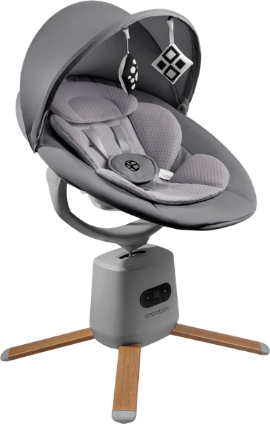 Изображение товара Качели для новорожденных Amarobaby Jolly swing / AB25-22JOLLY/1156 (серый)