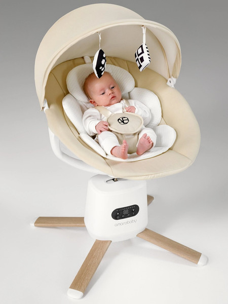 Изображение товара Качели для новорожденных Amarobaby Jolly swing / AB25-22JOLLY/1156 (серый)