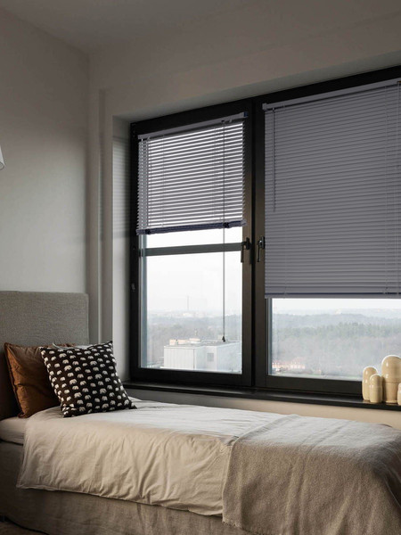 Изображение товара Жалюзи горизонтальные Эскар 80х160 / 6024080160 (серый)