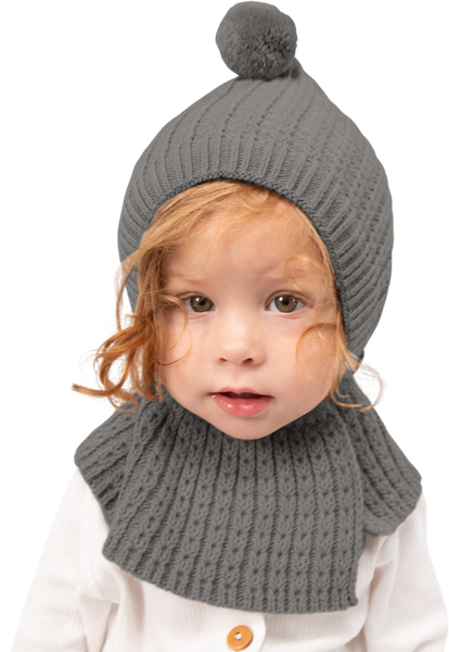 Изображение товара Балаклава детская Amarobaby Bonny / AB-OD25-BON16/11-46 (р.46-48, серый)