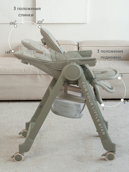 Изображение товара Стульчик для кормления VipBaby Inspiria (Green)