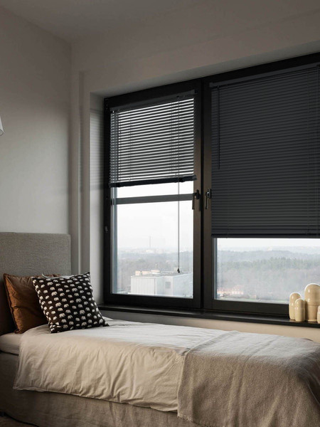 Изображение товара Жалюзи горизонтальные Эскар 160х160 / 6034160160 (черный)