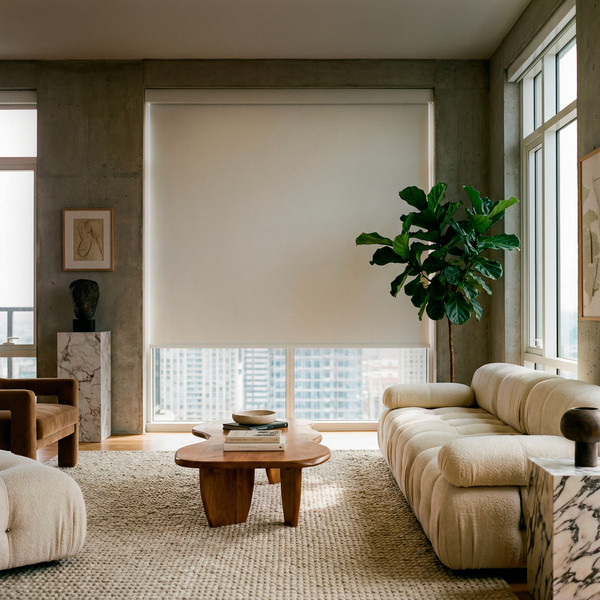 Изображение товара Рулонная электроштора Эскар Blackout 180х200 / 88801 (белый)