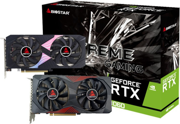 Изображение товара Видеокарта Biostar RTX 3060 12Gb GDDR6 (VN3606RML9)