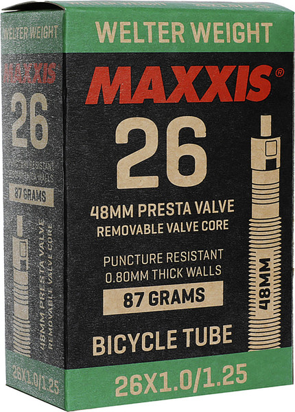 Камера для велосипеда Maxxis Welter Weight 26x1.0/1.25 48мм / EIB00232300 — фото 3