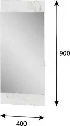 Изображение товара Зеркало Тащи в дом Сенза МС 400х900х32 (сабиа)