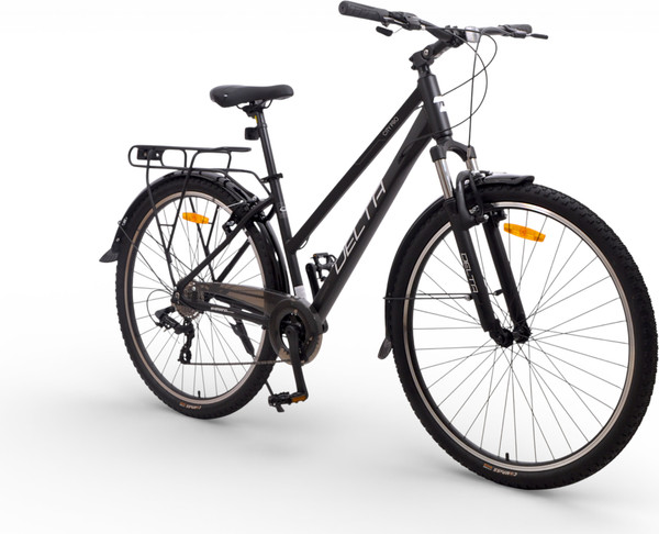 Изображение товара Велосипед DeltA City Pro 28 / CITY PRO W28.17.BK (28, черный, разобранный в коробке)