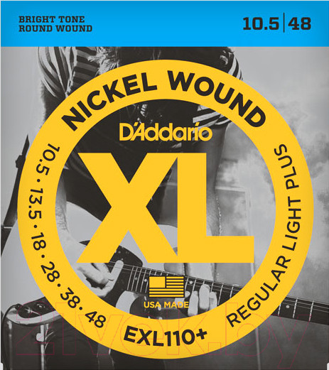 Изображение товара Струны для электрогитары D'Addario EXL-110+