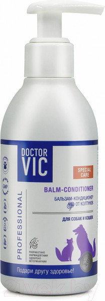 Изображение товара Бальзам для животных Doctor VIC От колтунов для собак и кошек (200мл)