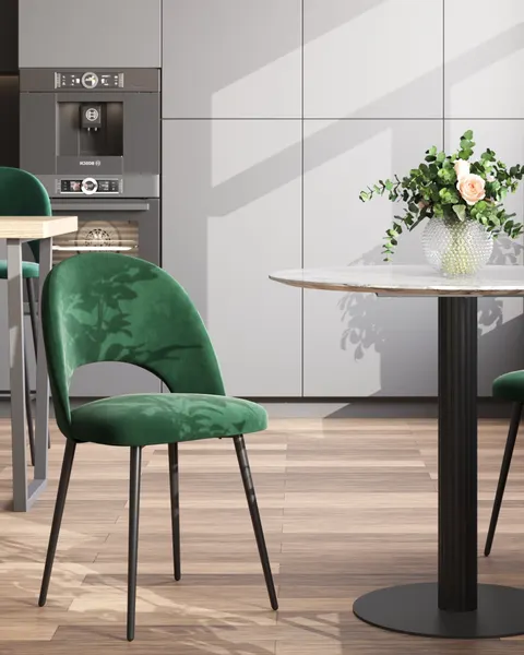 Изображение товара Стул Stool Group Меган SN / LV-122-H30-01-01 (велюр зеленый)
