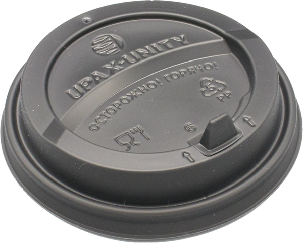 Изображение товара Набор крышек для стаканов Суперпак TL80 носик (100шт, черный)