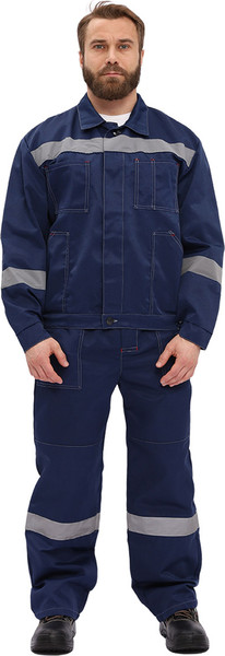 Изображение товара Комплект рабочей одежды УРСУС Легион КОС819-001 (темно-синий, 56-58/182-188)