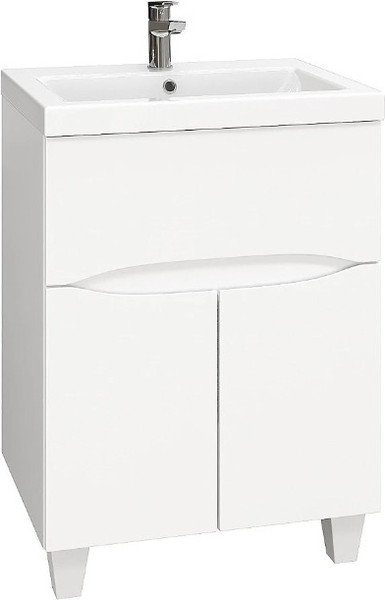 Изображение товара Тумба с умывальником Onika Стрим 60 106154 + Kirovit Фостер 60