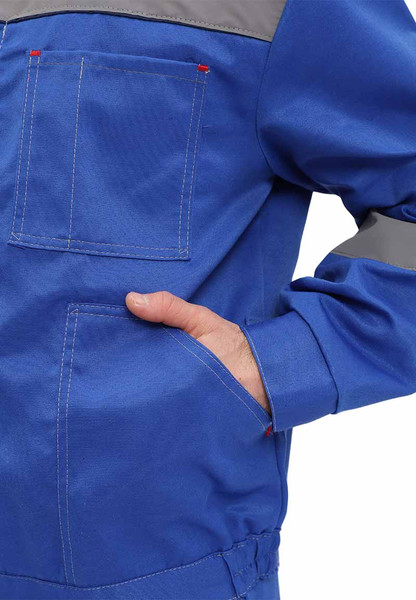 Изображение товара Комплект рабочей одежды УРСУС Легион КОС817-031 (василек/темно-синий, 52-54/182-188)