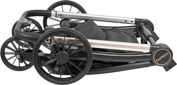 Изображение товара Детская универсальная коляска Farfello 2в1 Baby shell / BS-13 (бежевый/комби рама)