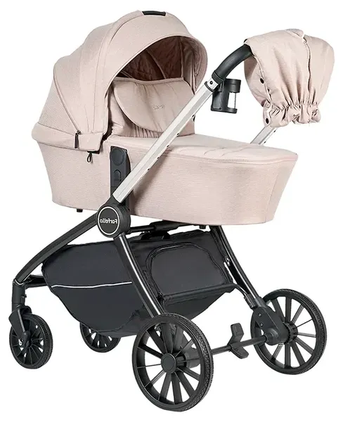 Изображение товара Детская универсальная коляска Farfello 2в1 Baby shell / BS-13 (бежевый/комби рама)