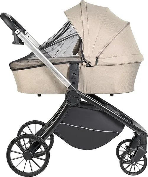 Изображение товара Детская универсальная коляска Farfello 2в1 Baby shell / BS-13 (бежевый/комби рама)