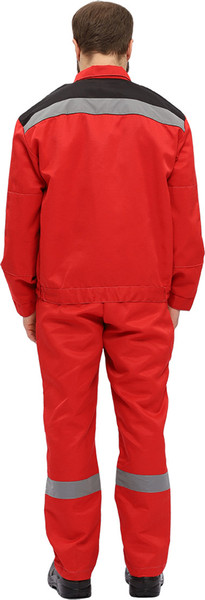 Изображение товара Комплект рабочей одежды УРСУС Легион КОС817-242 (красный/черный, 44-46/182-188)