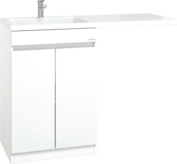 Изображение товара Тумба с умывальником Onika Нова 58 105802 + Madera Kamilla 120 R