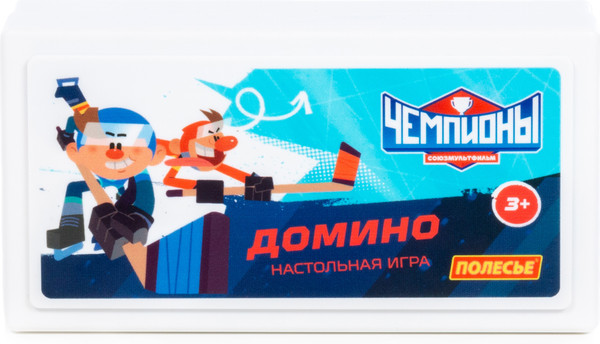 Изображение товара Развивающая игра Полесье Домино Чемпионы / 28854