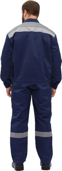 Изображение товара Комплект рабочей одежды УРСУС Легион КОС817-005 (темно-синий/серый, 44-46/182-188)