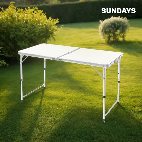 Изображение товара Комплект складной мебели Sundays Стол ZC-CT003 + Кресло Coyote TOS KMT-L 79x50x51 (2шт, белый)