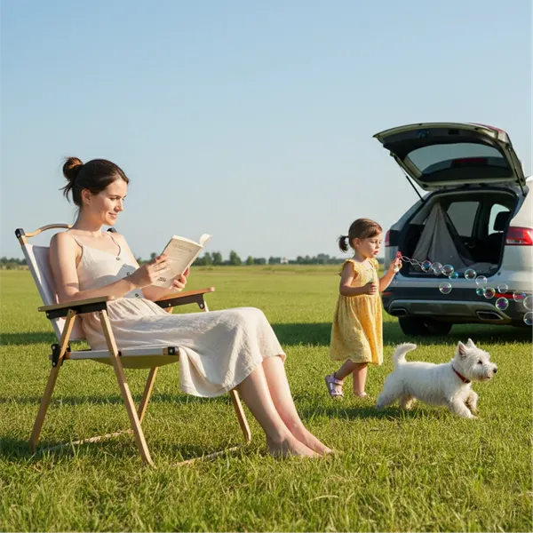 Изображение товара Комплект складной мебели Sundays Стол ZC-CT003 + Кресло Coyote TOS KMT-L 79x50x51 (2шт, белый)