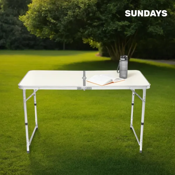 Изображение товара Комплект складной мебели Sundays Стол ZC-CT003 + Кресло Coyote TOS KMT-L 79x50x51 (2шт, белый)