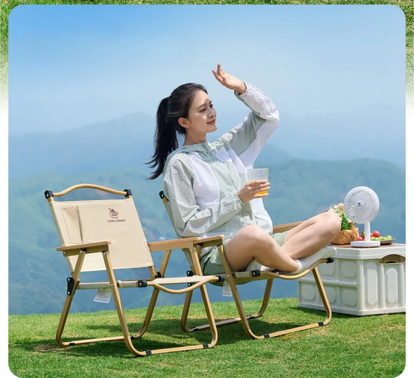 Изображение товара Комплект складной мебели Sundays Стол ZC-CT003 + Кресло Coyote TOS KMT-L 79x50x51 (2шт, белый)